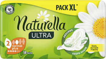 NATURELLA,podpaski higieniczne ze skrzydełkami, Normal Plus,przód