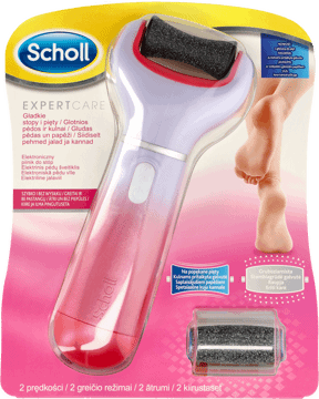 SCHOLL,pilnik do stóp elektroniczny, różowy,przód