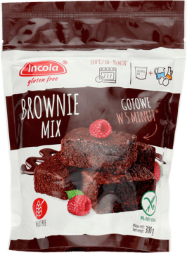 INCOLA,Mieszanka brownie mix,przód