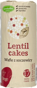 LESTELLO,wafle z soczewicy z soczewicy,przód