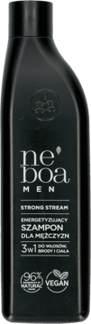 NEBOA,naturalny szampon dla mężczyzn do włosów, brody i ciała,przód