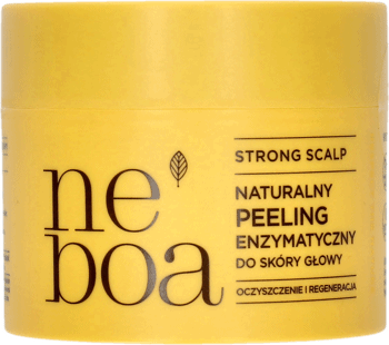 NEBOA,peeling do skóry głowy enzymatyczny, naturalny,przód