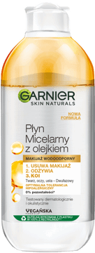 GARNIER,płyn micelarny z olejkiem arganowym, dwufazowy,przód