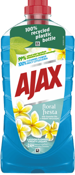 AJAX,uniwersalny płyn do czyszczenia kwiaty laguny,przód