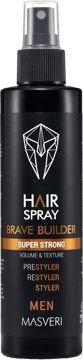 MASVERI,spray do stylizacji włosów Super Strong,przód