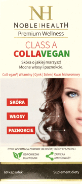 NOBLE HEALTH,suplement diety Class A Collagen,przód