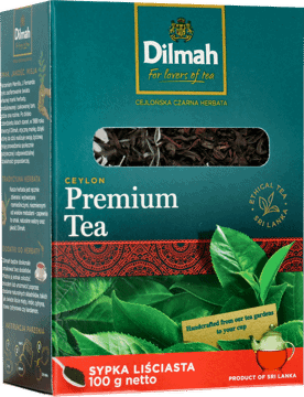 DILMAH,klasyczna czarna sypka herbata,kompozycja-1