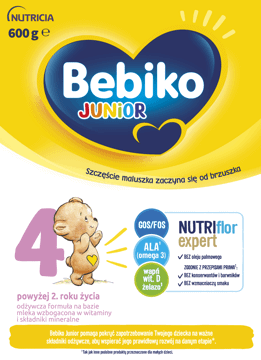 BEBIKO,formuła na bazie mleka powyżej 2. roku życia, 4,przód