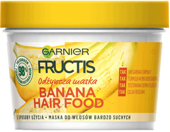 GARNIER FRUCTIS,maska do włosów bardzo suchych, odżywcza,przód