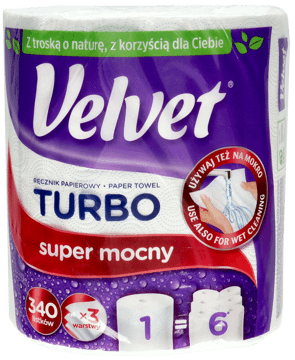 VELVET,ręcznik papierowy,przód