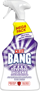CILLIT BANG,spray do czyszczenia łazienki ,przód