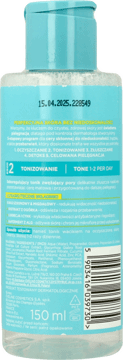 EVELINE COSMETICS,tonik do twarzy seboregulujący, zwężający pory,przód