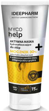 MYCO HELP,maska do stóp aktywna, hydronatłuszczająca, Mocznik 30%,kompozycja-1