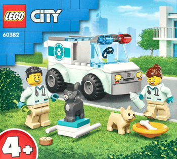 LEGO,karetka weterynaryjna ,przód