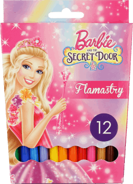 ST. MAJEWSKI,flamastry Barbie, 12 kolorów,przód