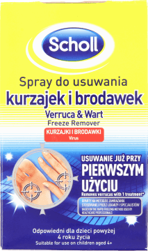 SCHOLL,spray do usuwania kurzajek i brodawek do usuwania kurzajek i brodawek,przód
