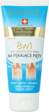 EVELINE COSMETICS,krem do stóp specjalistyczny, 8w1, na pękające pięty,przód