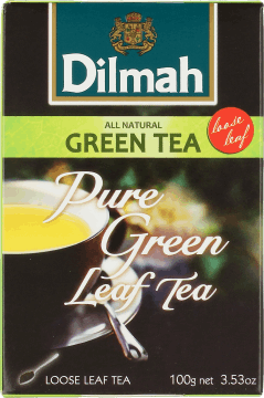 DILMAH,herbata czysta zielona,przód
