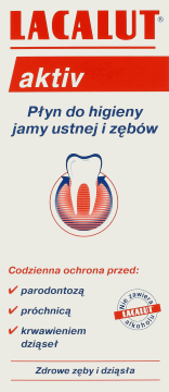 LACALUT,płyn do higieny jamy ustnej jamy ustnej i zębów,przód