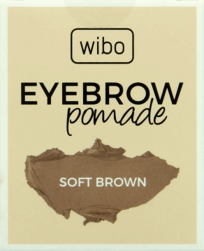 WIBO,koloryzująca pomada do brwi, soft brown,przód