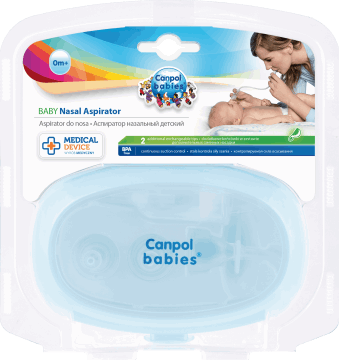 CANPOL BABIES,aspirator do nosa 0m+,przód