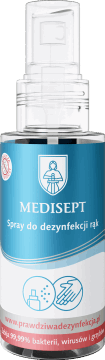MEDISEPT,spray do dezynfekcji rąk,przód