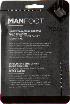 MANFOOT,złuszczające skarpetki dla mężczyzn,przód