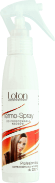 LOTON,termo-spray do prostowania włosów,przód