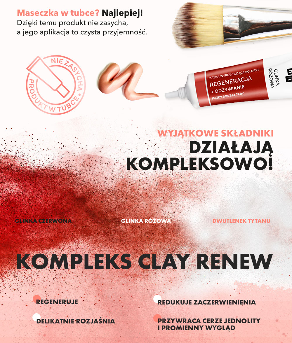 Aa Color Detox Maska Wyrownujaca Koloryt Regeneracja Odzywienie Glinka Rozowa Kazdy Rodzaj Cery 30 Ml Drogeria Rossmann Pl