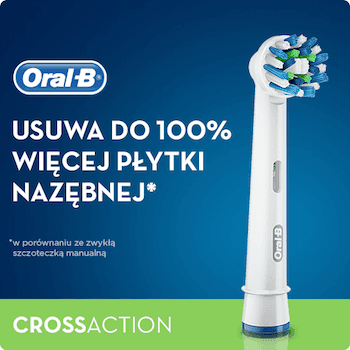 Oral B Crossaction Końcówki Wymienne Do Szczoteczki Elektrycznej