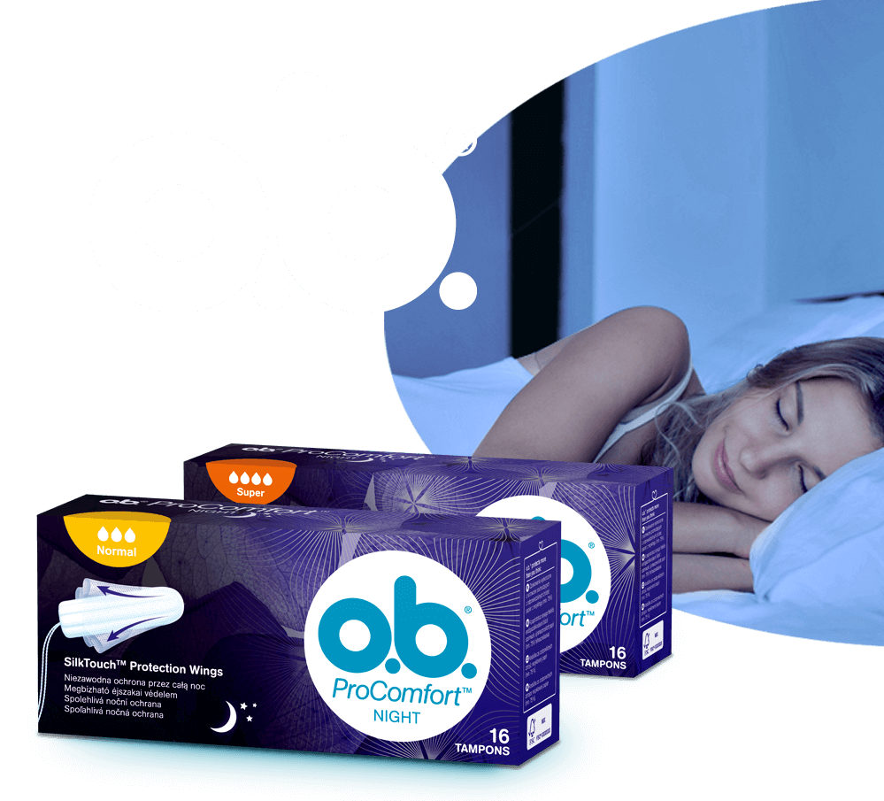 O B Procomfort Night Tampony Higieniczne Normal 48 Szt