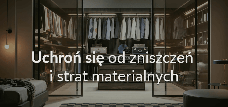Garderoba chroniona przed molami z pułapką VACO
