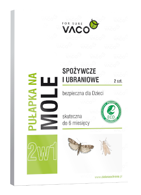 Opakowanie pułapki lepowej na mole kuchenne i ubraniowe